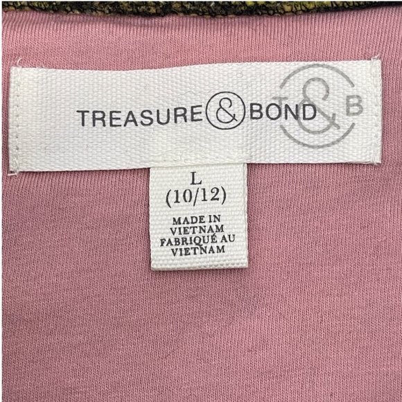 Treasure & Bond Girl's Textured Fleece Sunflower Print Zip Pullover NWT Sz Large - Picture 6 of 9